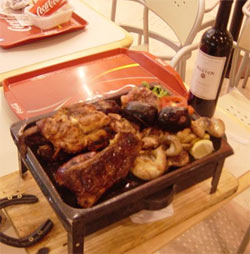 Este delicioso asado me costo $10 :)