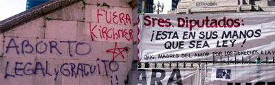 Algunas muestras de los reclamos políticos