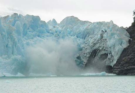 Rompimiento del glaciar