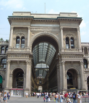 Galeria de Vittorio Emmanuele en Milán