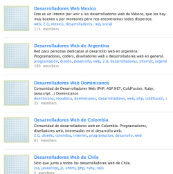 ¿Qué ha sido de los grupos de desarrolladores web en Ning?