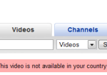 Youtube no dispoble para tu país