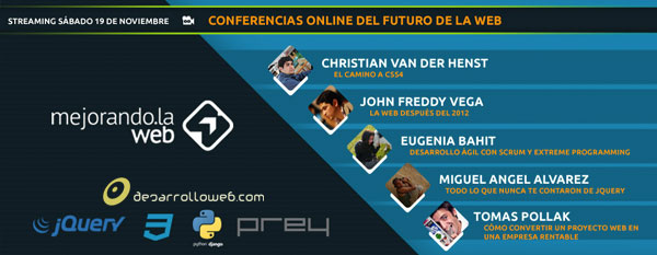 Mejorando.la/conferencia, el evento más importante de la web hispana