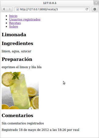 receta: limonada