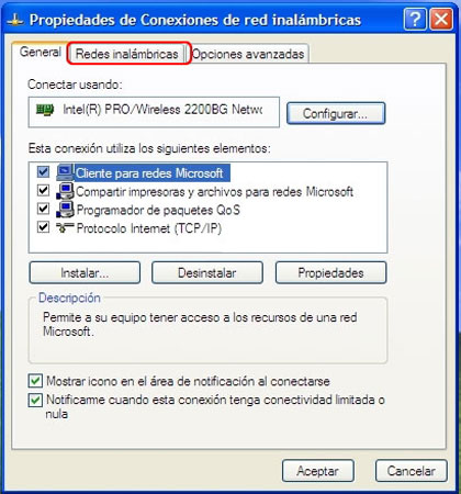 como conectar es un explorador de pc a wifi windows xp