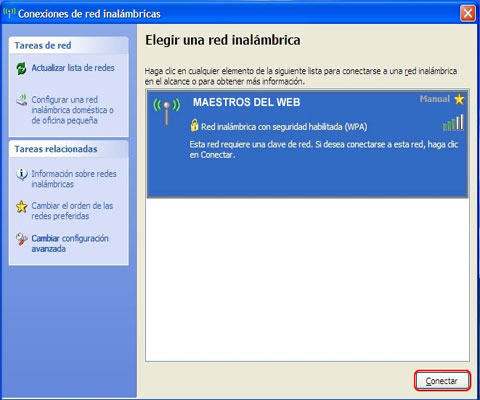 ella no se conecta a internet el ordenador portatil