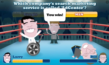 Larry vs Bill en Search Engine SmackDown