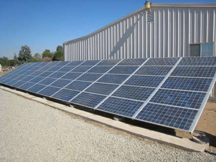 Paneles solares en AISO