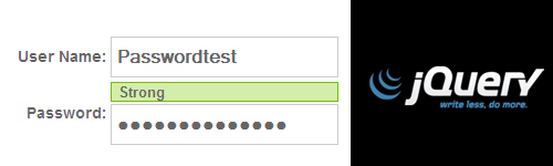 jQuery Password Meter Script