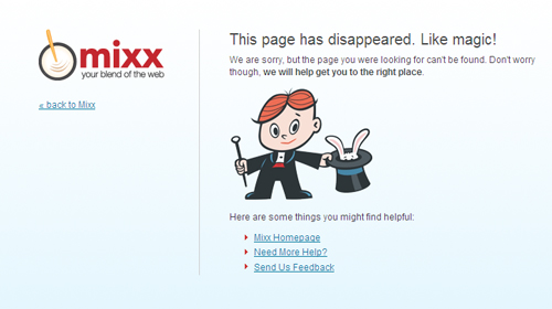 Mixx error 404