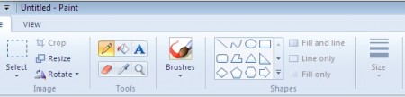 Microsoft Paint en Windows 7
