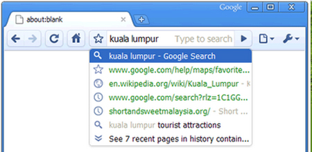 Google Chrome: Omnibox