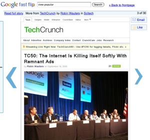 Google Fast Flip demo