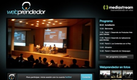 Streaming de Media Stream en vivo
