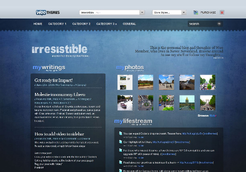 Irresistible theme
