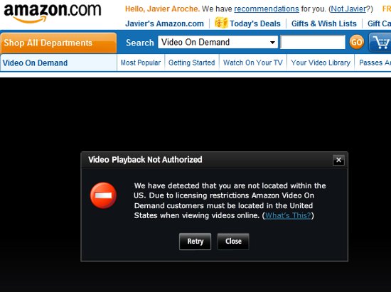 Amazon video on demand