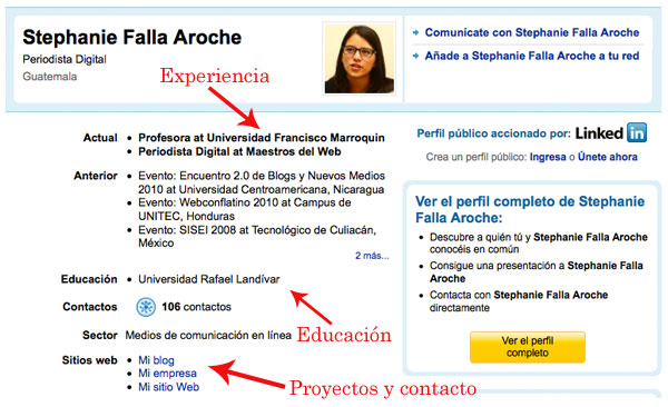 Registro y cronología