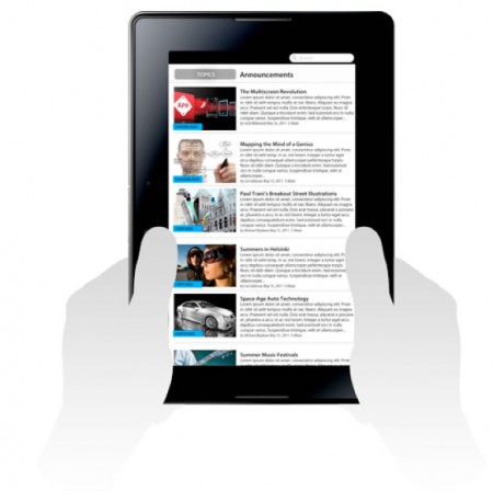 Modo Portrait de PlayBook