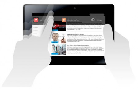 Menú Contextual de BlackBerry PlayBook
