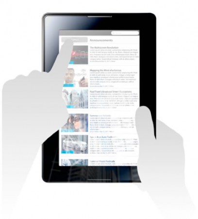 Diseño BlackBerry PlayBook