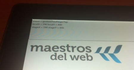 Gestos BlackBerry PlayBook
