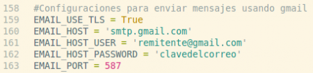 settings.py + gmail