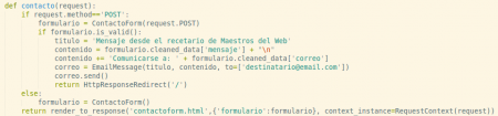 contacto()