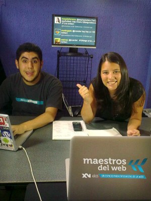 Con Stephanie Falla, nueva directora de Maestros del Web