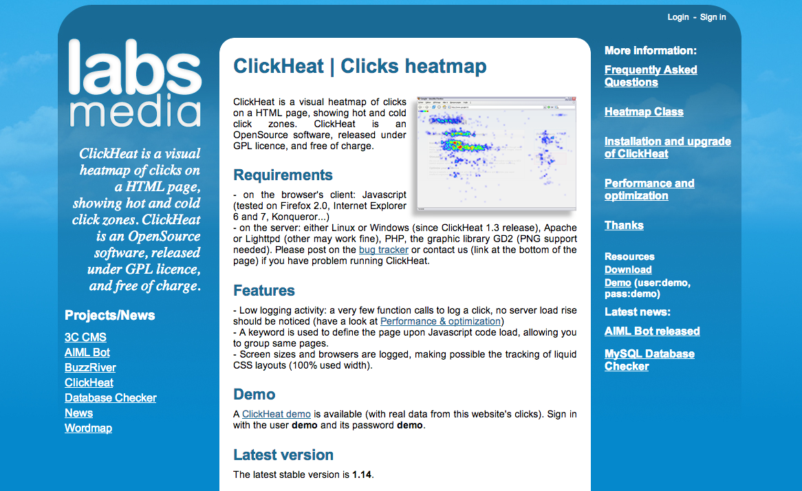 click heat
