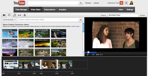 YouTube Editor
