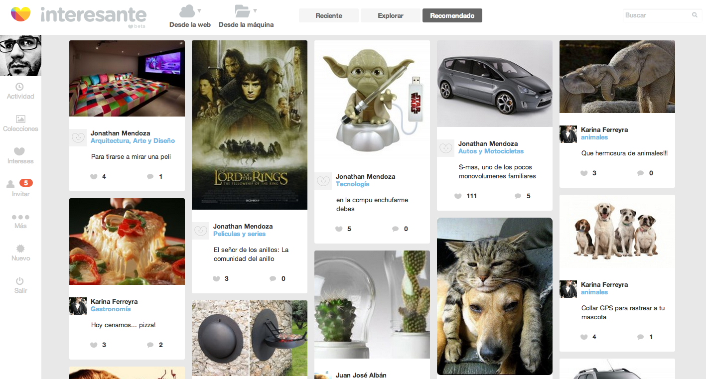 InteresanteDashboard