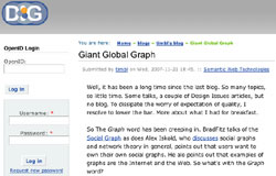 Giant Global Graph