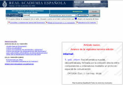 REal Academaia de la Lengua Española