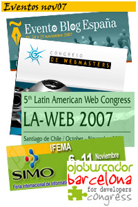 eventos noviembre 2007