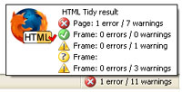 Extensión HTML Validator