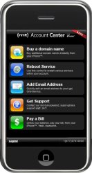 Mediatemple accesible desde el iPhone