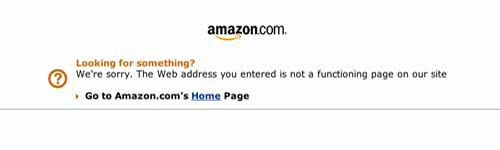 404 de Amazon