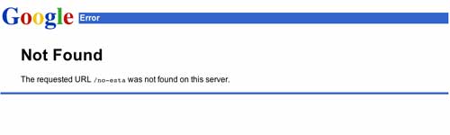 404 de Google