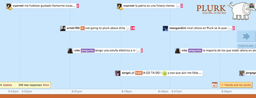 Plurk Timeline