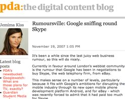 Rumor Google