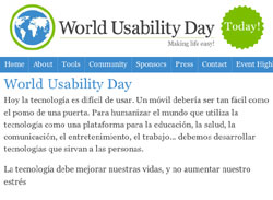 World Usability Day